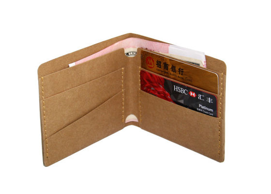 Slim Minimalist Durable Kraft Paper Wallet Business AAA Level Fabric For Men