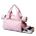 Zipper Closure Yoga Mat Tote Bag Custom Women Small