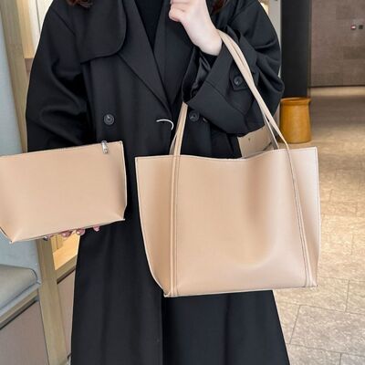 Custom Trending Overseas-Style Tote Bags for Women New Shoulder PU Leather Bags Fashionable Oversized Sophisticated Tote Bags