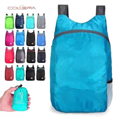 Outdoor Backpack for Sports Cycling Outings Marathon Runs Polyester Lightweight Foldable Pack Multifunctional Hiking Backpack