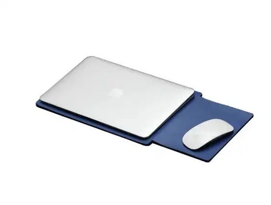 Office PU Laptop Sleeve Leather Bag Embossing Logo 15 / 16 Inch For Macbook Pro Macbook A