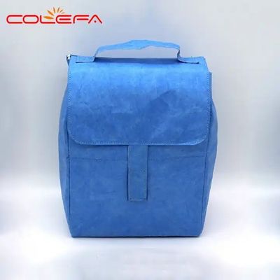 Brown Dupont Tyvek Paper Lunch Cooler Bag Custom Aluminium Foil Thermal Insulation