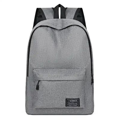 Custom Smell Proof School Canvas Backpack White Khaki Blue Black With Logo
