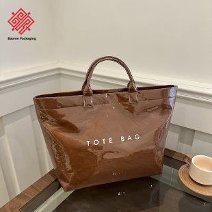Fashion Dupont Paper Bag for Women 2026 New Trend Commuting Large Capacity Washable Tyvek Tote Shopping Bag with PVC Outer Layer