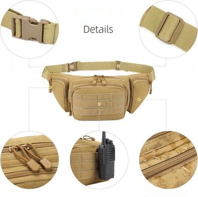 Wholesale Outdoor Multi-Function Waist Bag Sports Running Hiking Leisure Bag Cycling Bag Customizable Logo Supported