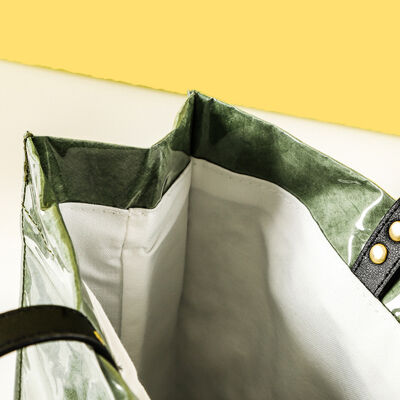 Customizable DuPont Paper Tote Bags with PVC Outer Washable Thickened Carry Bags Waterproof Tote bags Printed Patterns and Logos