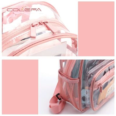 Transparent Backpack Waterproof PVC Storage Bag Large Capacity Student School Bag Children's Backpack Travel Bag Wholesale