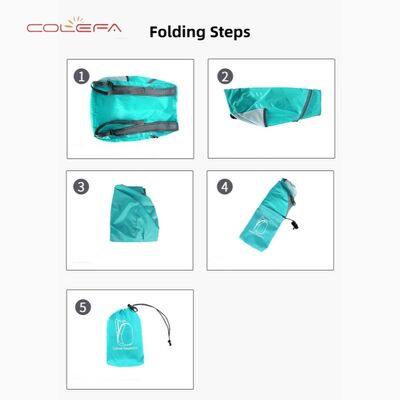Outdoor Backpack for Sports Cycling Outings Marathon Runs Polyester Lightweight Foldable Pack Multifunctional Hiking Backpack