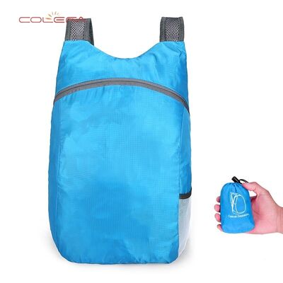 Outdoor Backpack for Sports Cycling Outings Marathon Runs Polyester Lightweight Foldable Pack Multifunctional Hiking Backpack