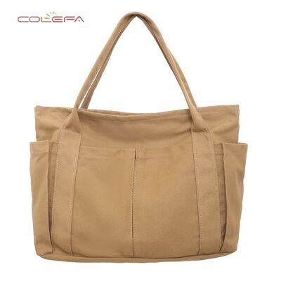 2026 New Canvas Tote Bags Handheld Shoulder Beach Bags Fabric Large Capacity for Women Custom-Made with Personalized LOGO