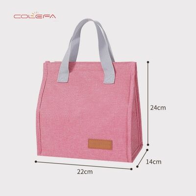 Thickened Aluminum Foil Lunch Bag Insulated Oxford Made Handheld Lunch Bags Carrier Waterproof Multi-Functional Commuting Bag