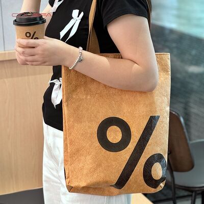 Factory Direct DuPont Paper Waterproof Tote Bag Retro Artsy Shoulder Bag Versatile Tyvek Paper Handbag Custom Logo Available