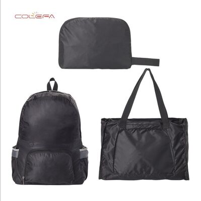 Colefa Outdoor Sports Waterproof Casual Backpack Travel Folding Dual-Use Backpack Business Gift Storage Bag Wholesale with LOGO