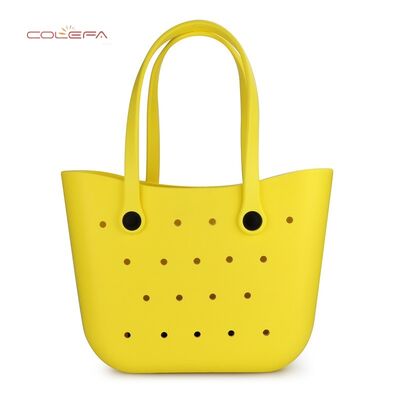 Colefa Hot-selling Multi-color Bag New Perforated EVA Tote Bag Foreign Bestseller In-Stock Handheld Beach Tote Bag Wholesales