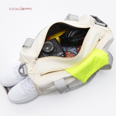 New Yoga Fitness Bag Nylon Waterproof Fabric Wet/Dry Separation Design Large Capacity Sports Training Bag Casual Short Trip Bag