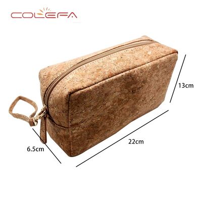 2026 New Bestseller Customized Cosmetic Bag Cork-Covered Multi-Functional Eco-Friendly Toiletry Bag Personal Gift Makeup Pouch