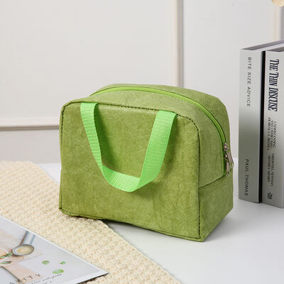 DuPont Paper Lunch Bag Insulated Carrier Large Capacity Commuting Portable Bag Pack Eco-Friendly Waterproof with Custom LOGO