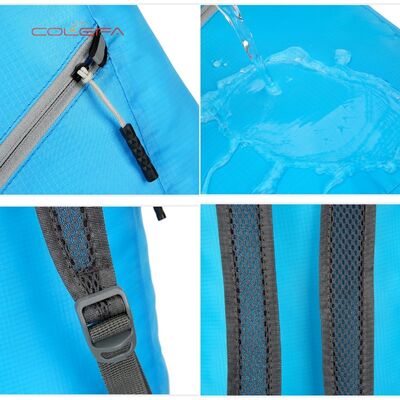 New Outdoor Foldable Skin Nylon Made Bag Super Lightweight Portable Backpack Travel Unisex Sports Storage Backpack with LOGO