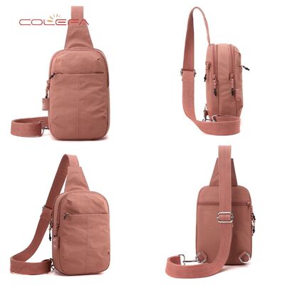 Casual Unisex Nylon Chest Bag New Korean Style Crossbody Bag Waterproof and Versatile for Men and Women Casual Shoulder Bag
