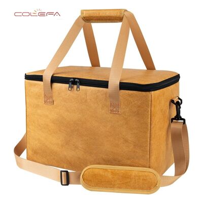 공장 직선 듀폰/타이벡 종이 BBQ 격리 가방 Zipper 개척 대용량 육류 음료 저장 격리 가방